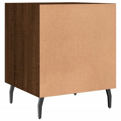 vidaXL Bedside Cabinet Brown Oak 40x40x50 cm Engineered Wood