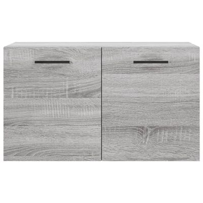 vidaXL Wall Cabinet Grey Sonoma 60x36.5x35 cm Engineered Wood