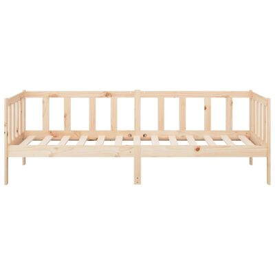 vidaXL Day Bed without Mattress 90x190 cm Single Solid Wood Pine