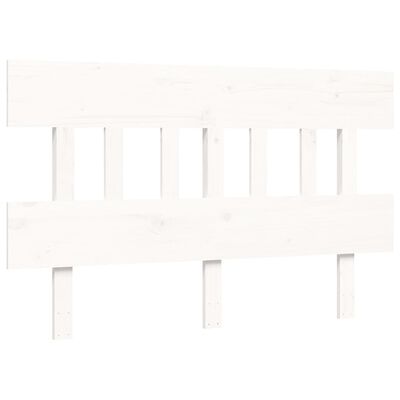 vidaXL Bed Frame without Mattress White 120x200 cm Solid Wood Pine