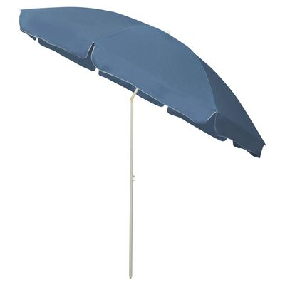 vidaXL Beach Parasol Blue 300 cm