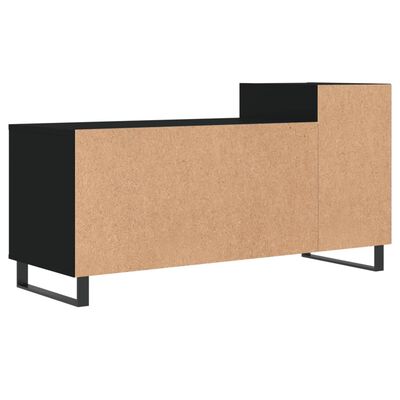 vidaXL TV Cabinet Black 100x35x55 cm Engineered Wood