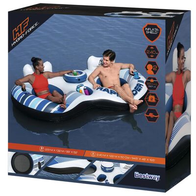 Bestway CoolerZ Rapid Rider Blue Inflatable Blow Up Pool River Tube Float
