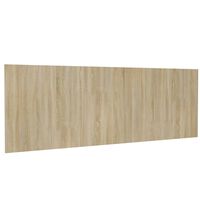 vidaXL Wall Headboard Sonoma Oak 240x1.5x80 cm Engineered Wood