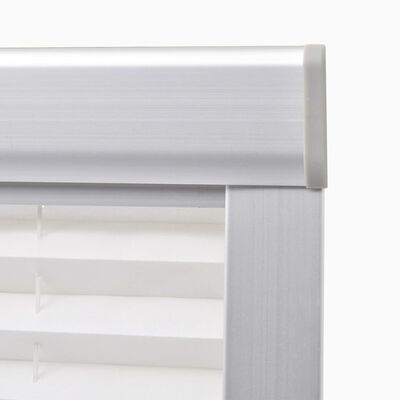 vidaXL Pleated Blind White UK08