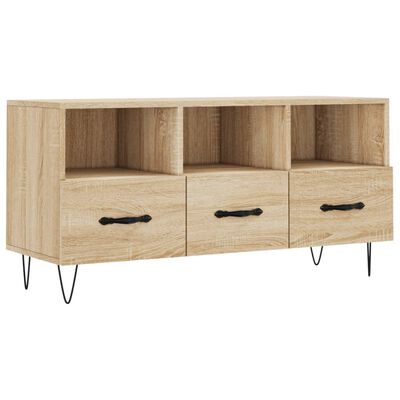 vidaXL TV Cabinet Sonoma Oak 102x36x50 cm Engineered Wood