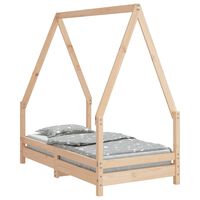 vidaXL Kids Bed Frame 70x140 cm Solid Wood Pine