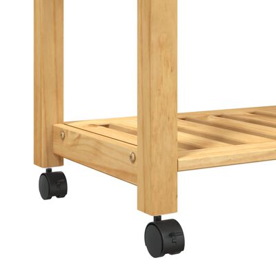 vidaXL Kitchen Trolley MONZA 60x40x90 cm Solid Wood Pine