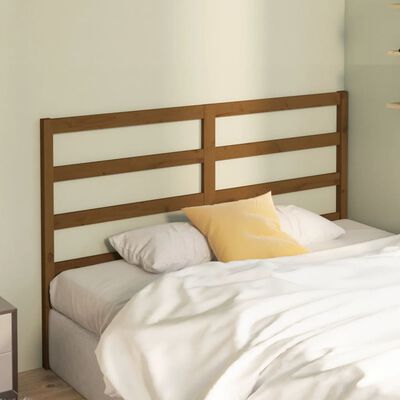 vidaXL Bed Headboard Honey Brown 166x4x100 cm Solid Wood Pine