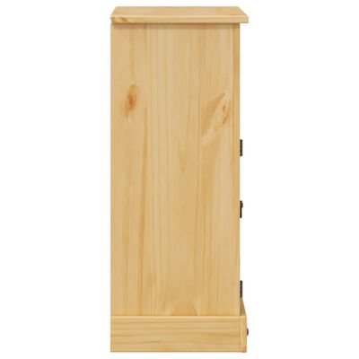 vidaXL Bathroom Cabinet Corona 70x33x80 cm Solid Wood Pine