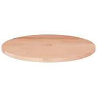 vidaXL Round Table Top ??30x1.5 cm Solid Wood Oak