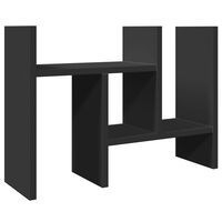 vidaXL Desk Organiser Black 34.5x15.5x35.5 cm Engineered wood