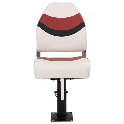 vidaXL Boat Seat with Pedestal Height Adjustable 360° Rotatable