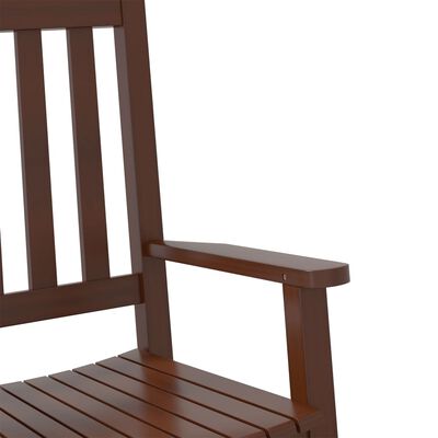 vidaXL Rocking Chair for Children Brown Solid Wood Poplar