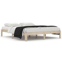 vidaXL Bed Frame without Mattress Solid Wood Pine 160x200 cm