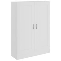 vidaXL Book Cabinet White 82.5x30.5x115 cm Engineered Wood