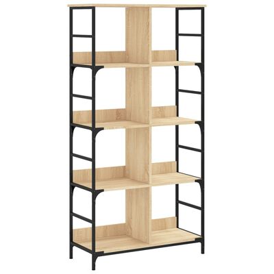 vidaXL Bookshelf Sonoma Oak 78.5x33x153 cm Engineered Wood