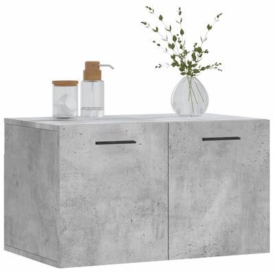 vidaXL Wall Cabinet Concrete Grey 60x36.5x35 cm Engineered Wood