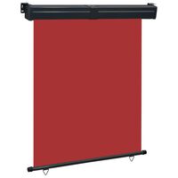 vidaXL Balcony Side Awning 145x250 cm Red