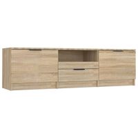 vidaXL TV Cabinet Sonoma Oak 140x35x40 cm Engineered Wood