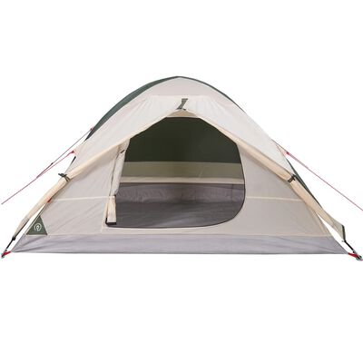 vidaXL Camping Tent Dome 2-Person Green Waterproof