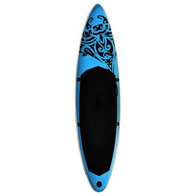 vidaXL Inflatable Stand Up Paddleboard Set 320x76x15 cm Blue