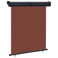 vidaXL Balcony Side Awning 145x250 cm Brown