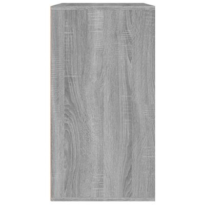 vidaXL Cosmetic Cabinet Grey Sonoma 80x40x75 cm Engineered Wood