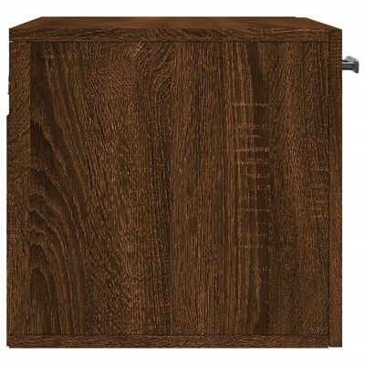 vidaXL Wall Cabinet Brown Oak 60x36.5x35 cm Engineered Wood