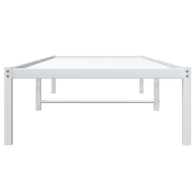 vidaXL Metal Bed Frame White 80x200 cm