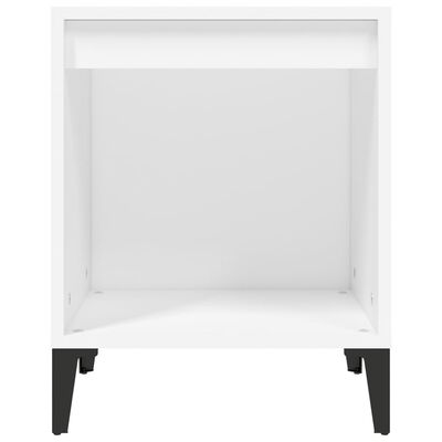 vidaXL Bedside Cabinets 2 pcs White 40x35x50 cm