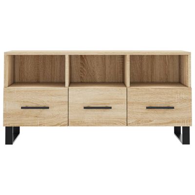 vidaXL TV Cabinet Sonoma Oak 102x36x50 cm Engineered Wood