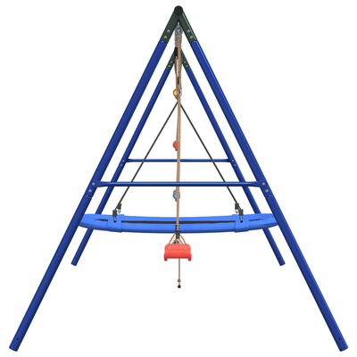 vidaXL Outdoor Swing Set with Swing, Ladder, Nest Swing