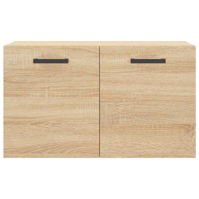 vidaXL Wall Cabinet Sonoma Oak 60x36.5x35 cm Engineered Wood