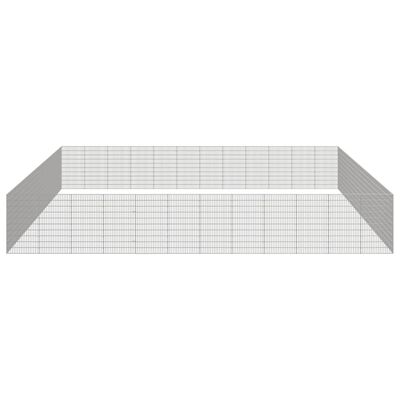 vidaXL Free Range Animal Enclosure 48-Panel 54x100 cm Galvanised Iron