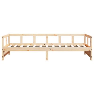 vidaXL Daybed without Mattress Natural 80x200 cm Solid Wood Pine