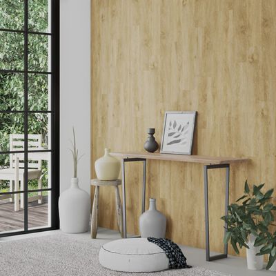 vidaXL Wall Panels Wood Look Brown PVC 4.12 m²