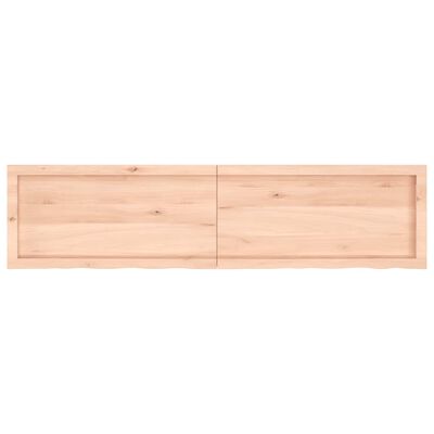 vidaXL Table Top 160x40x(2-4) cm Untreated Solid Wood Oak