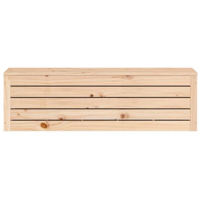 vidaXL Storage Box 109x36.5x33 cm Solid Wood Pine