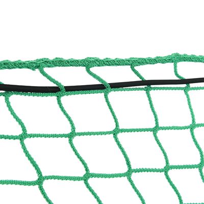 vidaXL Trailer Net with Elastic Rope Green 2.1x1.25 m PP