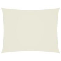 vidaXL Sunshade Sail Oxford Fabric Rectangular 3x4 m Cream