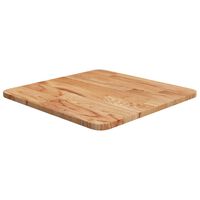 vidaXL Square Table Top Light Brown 40x40x1.5cm Treated Solid Wood Oak