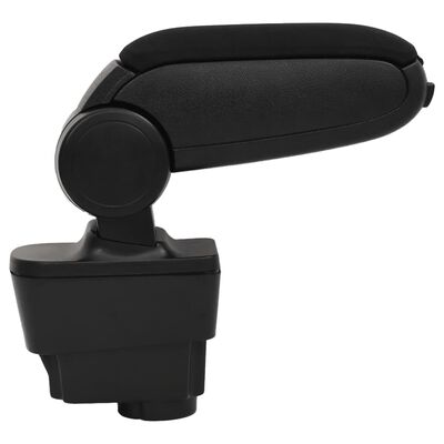 vidaXL Car Armrest Black 11x35x(32-49) cm ABS