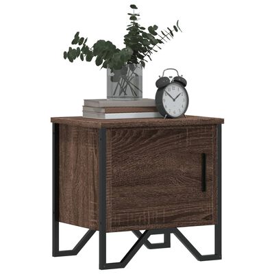 vidaXL Bedside Cabinets 2 pcs Brown Oak 40x30x40 cm Engineered Wood