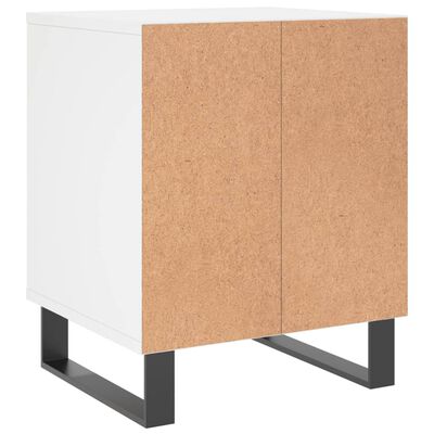 vidaXL Bedside Cabinets 2 pcs White 40x35x50 cm Engineered Wood