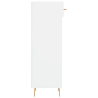 vidaXL Shoe Cabinet White 30x35x105 cm Engineered Wood