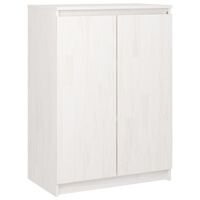 vidaXL Sideboard White 60x36x84 cm Solid Pinewood