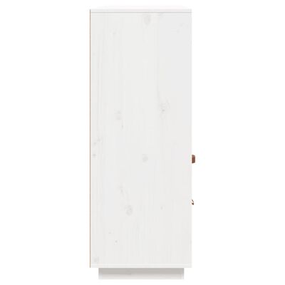 vidaXL Highboard White 100x40x108.5 cm Solid Wood Pine