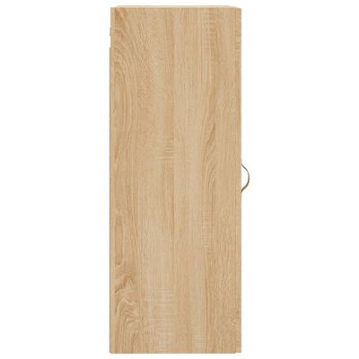 vidaXL Wall Mounted Cabinet Sonoma Oak 34.5x34x90 cm