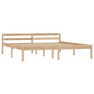 vidaXL Bed Frame without Mattress Solid Pine Wood 160x200 cm